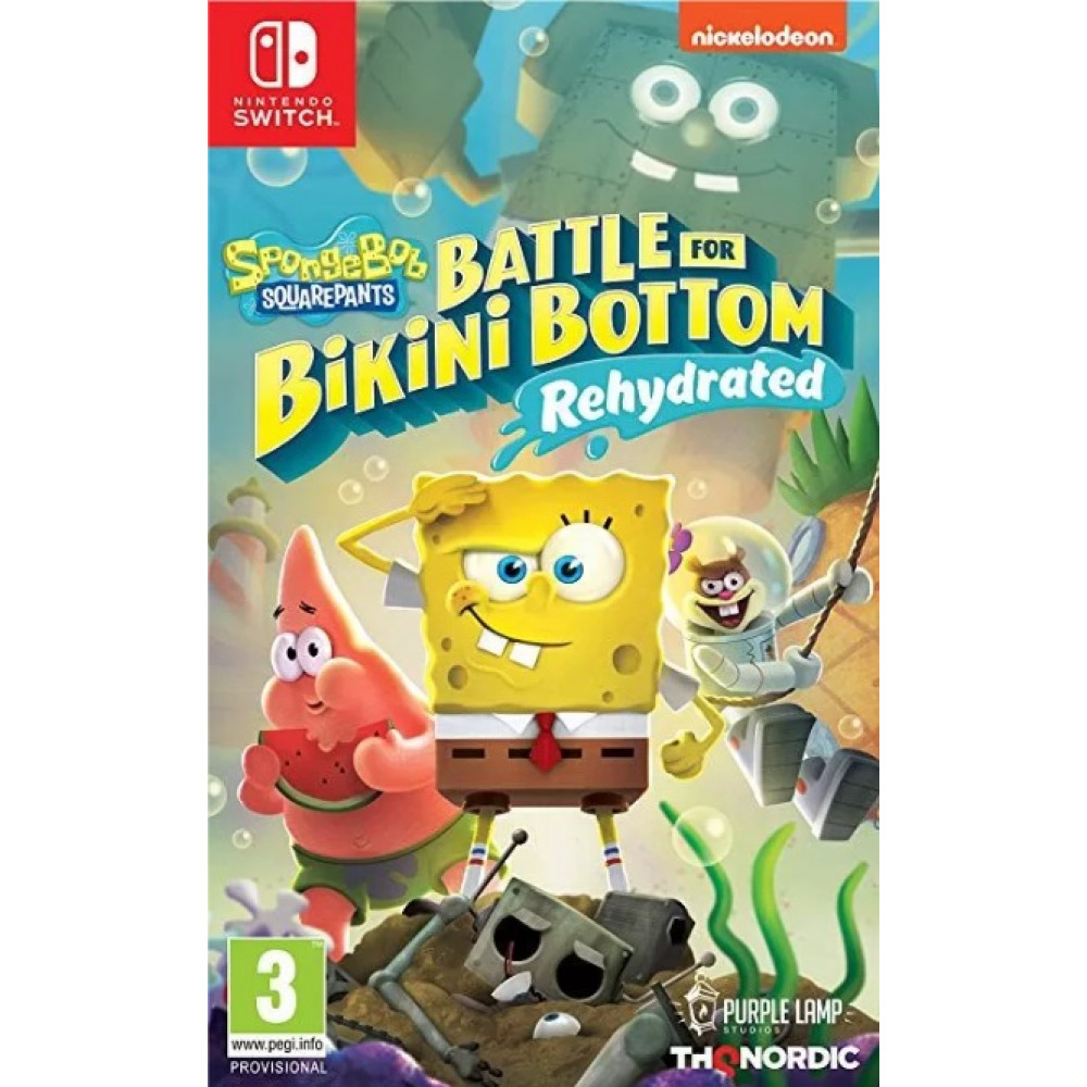SpongeBob SquarePants: Battle for Bikini Bottom - Rehydrated [Nintendo Switch, русская версия]