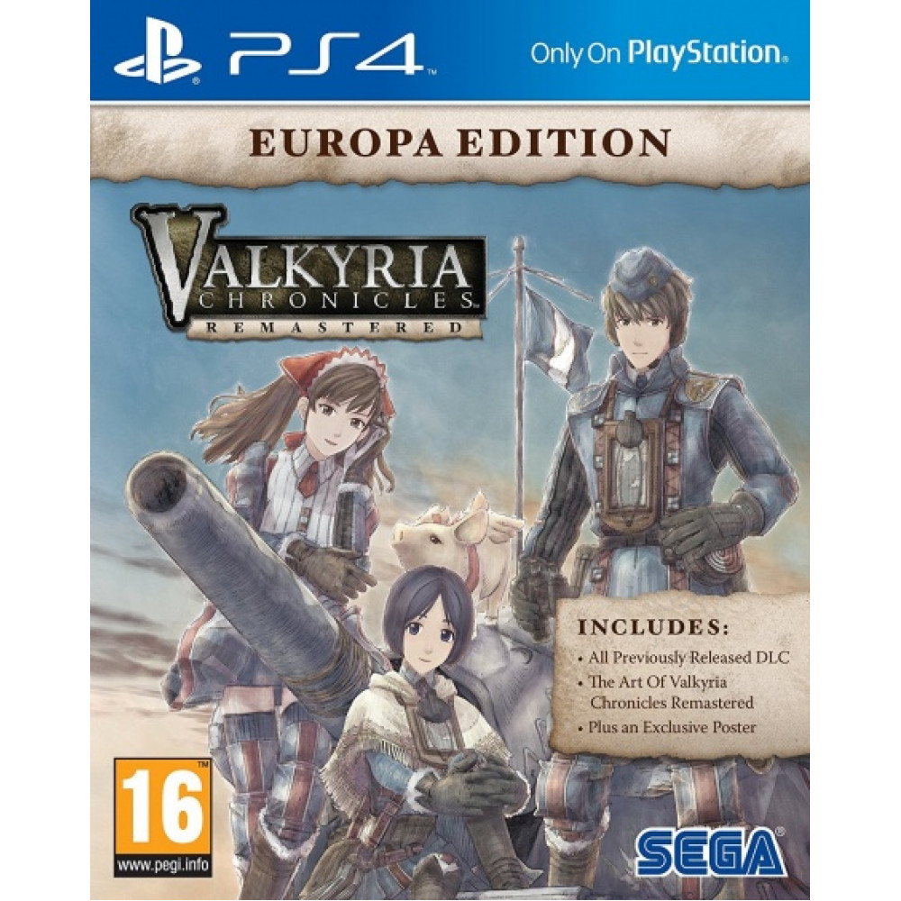 Valkyria Chronicles Remastered (Europa Edition) [PS4, английская версия]