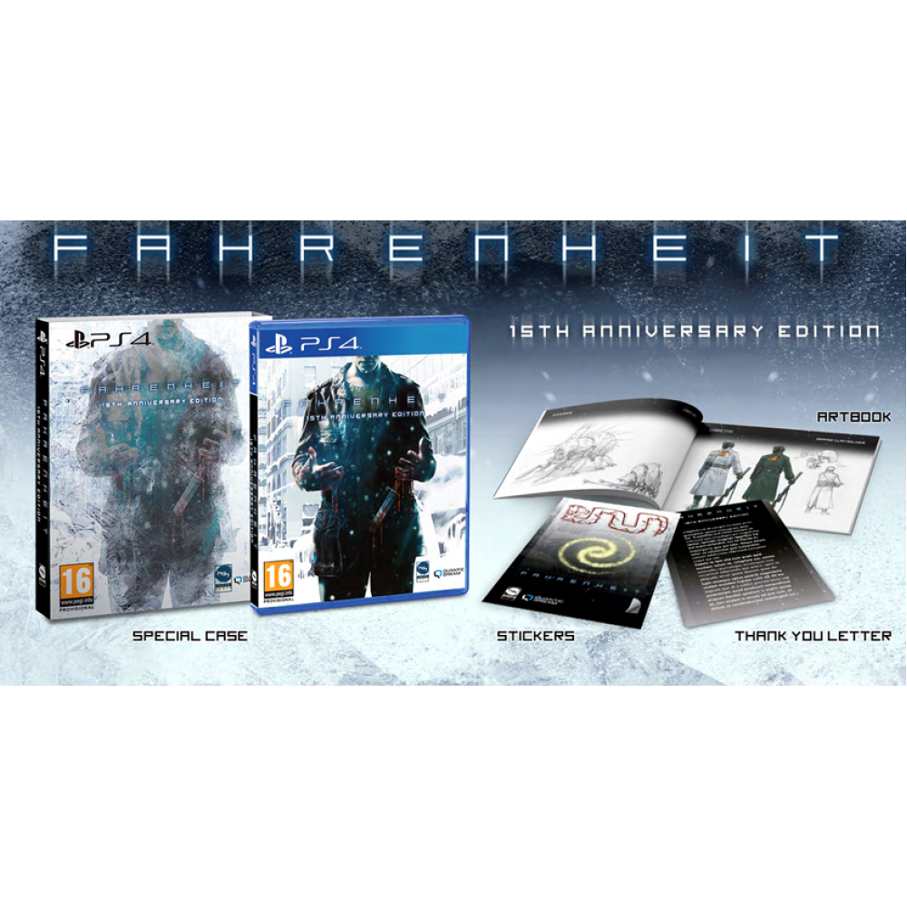 Fahrenheit - 15th Anniversary Edition [PS4, английская версия]