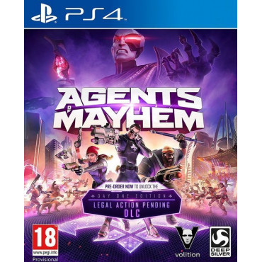 Agents of Mayhem - Издание первого дня [PS4, русские субтитры]