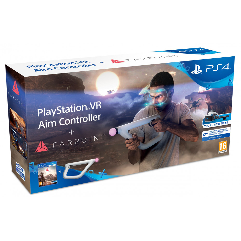 Aim Controller + FARPOINT (автомат + игра) [PS4] (Б/У)