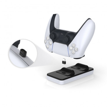 Зарядная станция PS-5 Dual Charging Dock for Controllers Black/White TP5-0505 DOBE