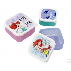 Набор контейнеров для хранения продуктов Funko Little Mermaid Pearl Anniversary 3шт UT-DI06121