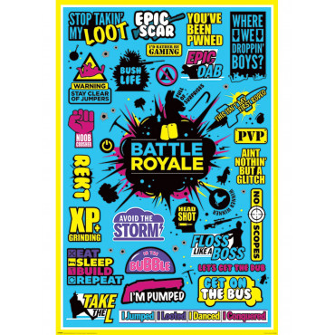 Постер Maxi Battle Royale (Infographic) PP34469